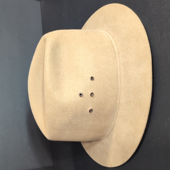 Dorian Mini safari Men's Full Brim Tan Felt Hat Size 6 7/8 56 cm. - Picture 3 of 15